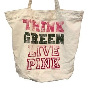 PINK Canvas Tote